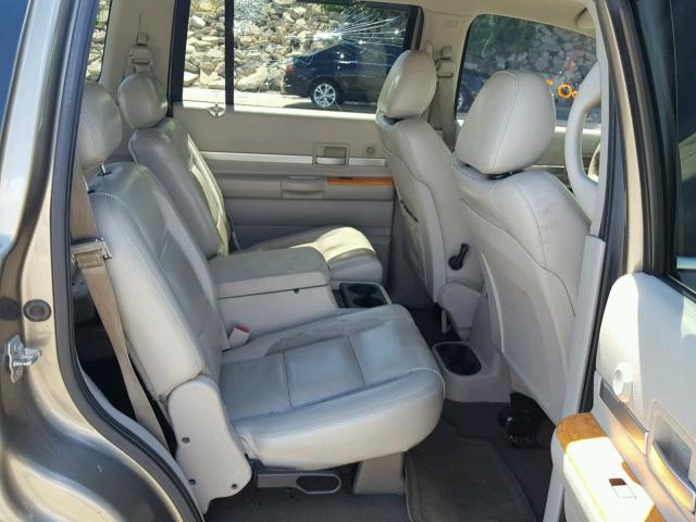 1A8HW58267F549576 - 2007 CHRYSLER ASPEN LIMI GOLD photo 6