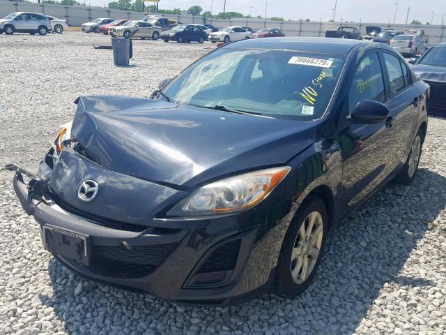 JM1BL1VF7B1393849 - 2011 MAZDA 3 I BLACK photo 2