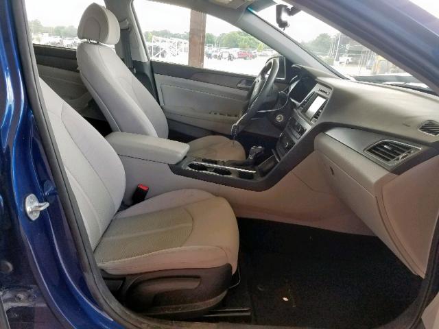 5NPE34AF0GH266574 - 2016 HYUNDAI SONATA SPO BLUE photo 5