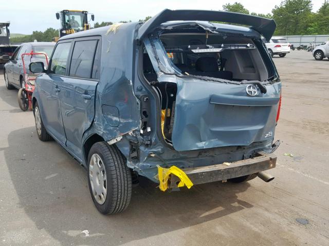 JTLKE50E591067935 - 2009 TOYOTA SCION XB 绿色 照片 3