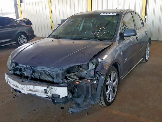 JM1BK324571675299 - 2007 MAZDA 3 S GRAY photo 2