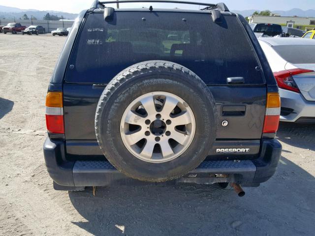 4S6CK58W4W4408227 - 1998 HONDA PASSPORT E შავი ფოტო 9