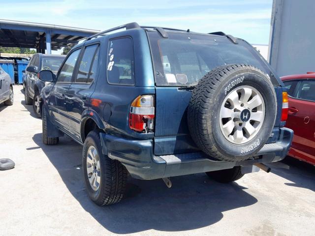 4S6CK58W0X4418321 - 1999 HONDA PASSPORT E Yaşıl foto 3