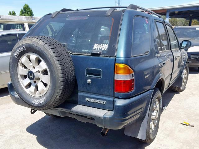 4S6CK58W0X4418321 - 1999 HONDA PASSPORT E Yaşıl foto 4