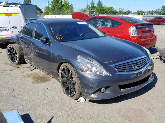 JN1CV6AP3DM719743 - 2013 INFINITI G37 BASE BLUE photo 1