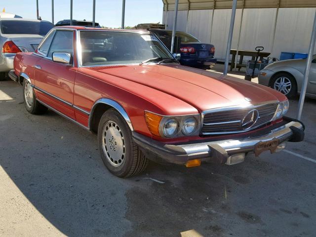 WDBBA45A3DB019603 - 1983 MERCEDES-BENZ 380 SL RED photo 1