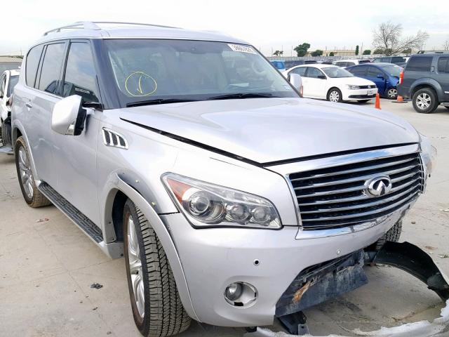 JN8AZ2NF2D9550471 - 2013 INFINITI QX56 SILVER photo 1