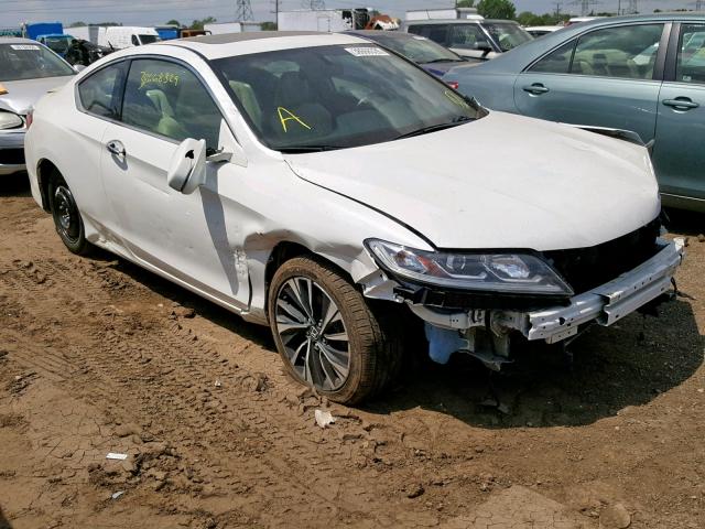 1HGCT2B83HA000388 - 2017 HONDA ACCORD EXL WHITE photo 1