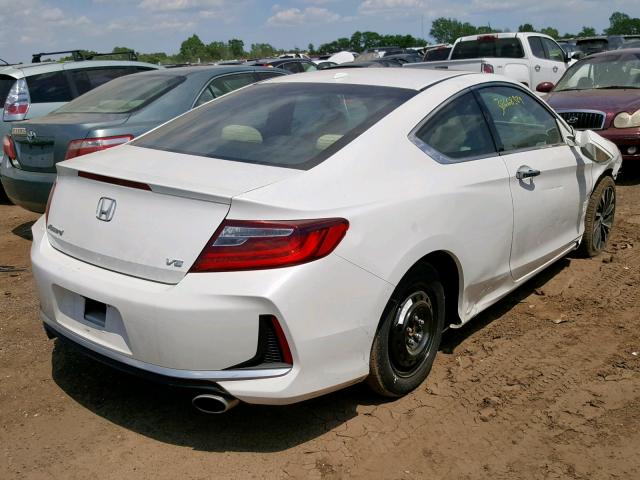 1HGCT2B83HA000388 - 2017 HONDA ACCORD EXL WHITE photo 4