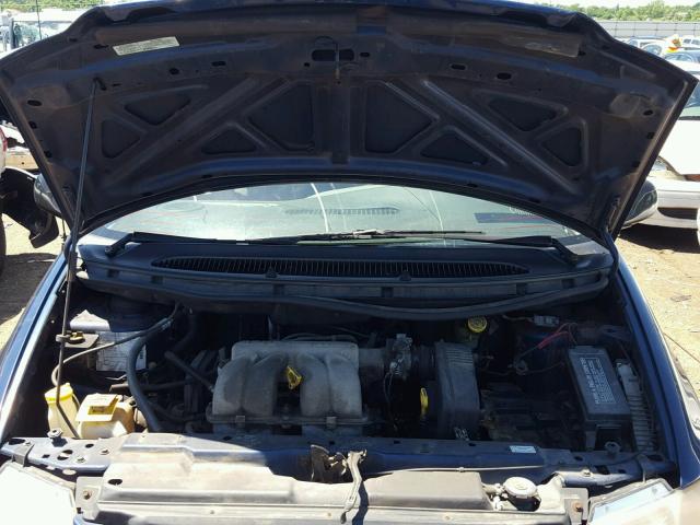 2B4FP25B9YR520563 - 2000 DODGE CARAVAN BLUE photo 7