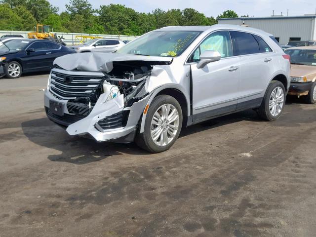 1GYKNERS0HZ170226 - 2017 CADILLAC XT5 PREMIU SILVER photo 2