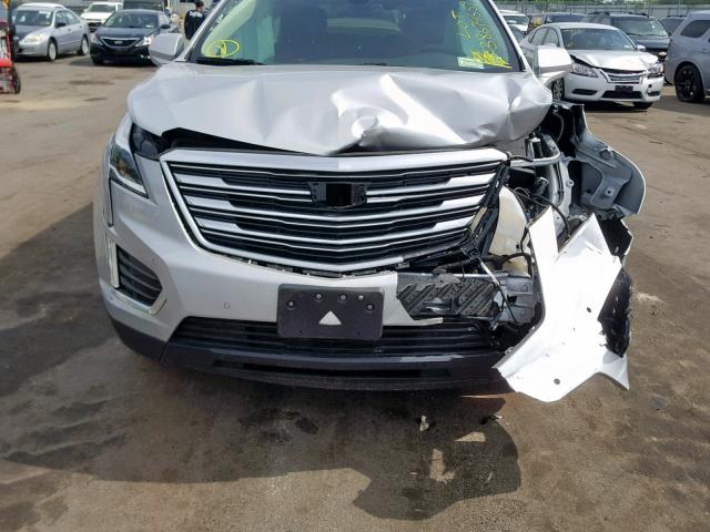 1GYKNERS0HZ170226 - 2017 CADILLAC XT5 PREMIU SILVER photo 7