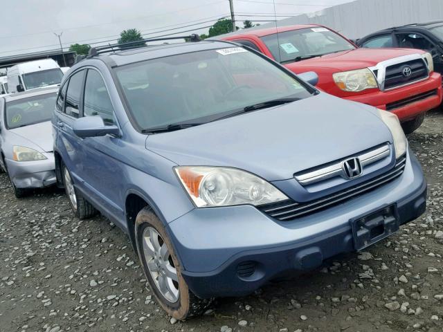 5J6RE48798L015764 - 2008 HONDA CR-V EXL BLUE photo 1