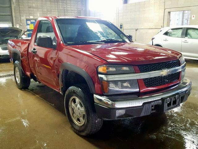 1GCDT146968193420 - 2006 CHEVROLET COLORADO RED photo 1