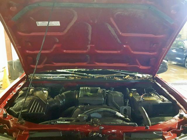 1GCDT146968193420 - 2006 CHEVROLET COLORADO RED photo 7