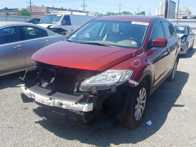 JM3TB38A980161035 - 2008 MAZDA CX-9 RED photo 2