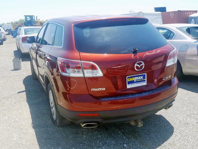 JM3TB38A980161035 - 2008 MAZDA CX-9 RED photo 3