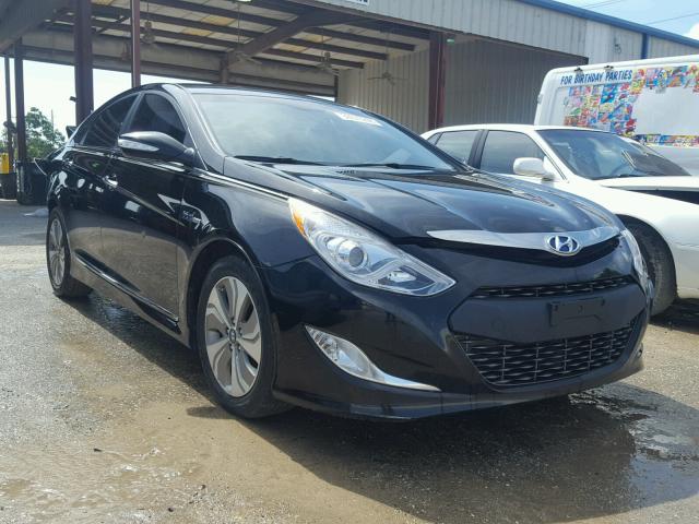 KMHEC4A43DA100336 - 2013 HYUNDAI SONATA HYB BLACK photo 1