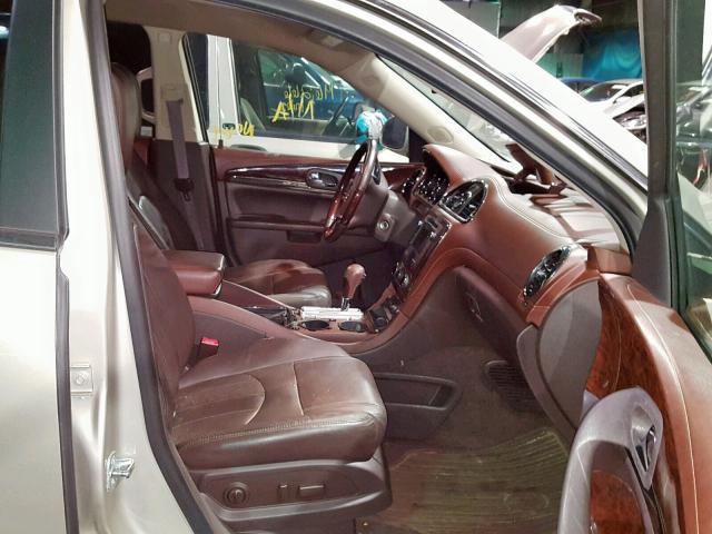 5GAKVBKD3EJ358377 - 2014 BUICK ENCLAVE GOLD photo 5