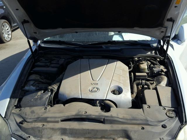 JTHBE262665011058 - 2006 LEXUS IS 350 WHITE photo 7