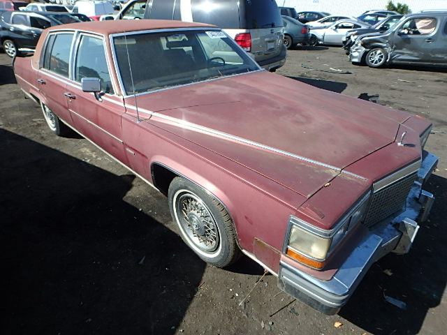 1G6AB69N4B9242971 - 1981 CADILLAC FLEETWOOD RED photo 1