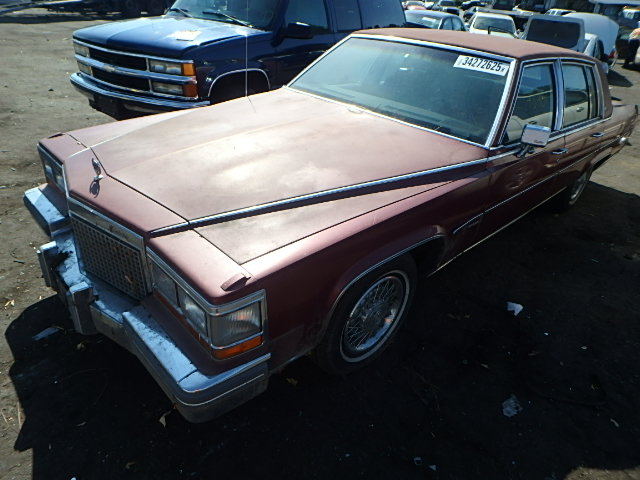 1G6AB69N4B9242971 - 1981 CADILLAC FLEETWOOD RED photo 2