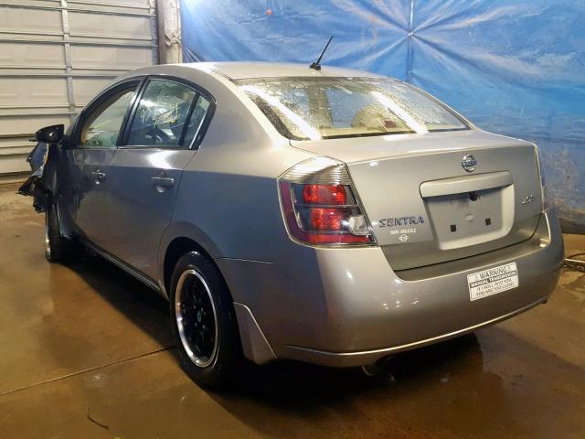 3N1AB61E97L601595 - 2007 NISSAN SENTRA 2.0 SILVER photo 3