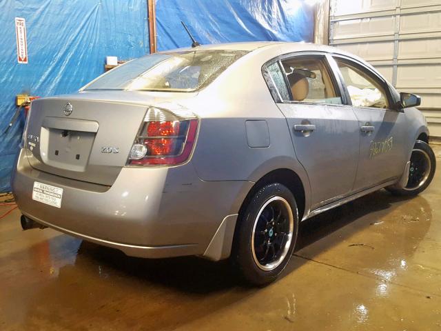 3N1AB61E97L601595 - 2007 NISSAN SENTRA 2.0 SILVER photo 4