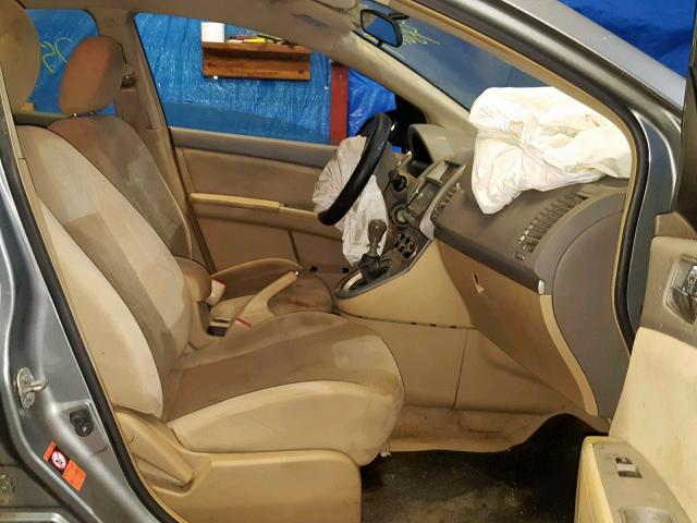 3N1AB61E97L601595 - 2007 NISSAN SENTRA 2.0 SILVER photo 5