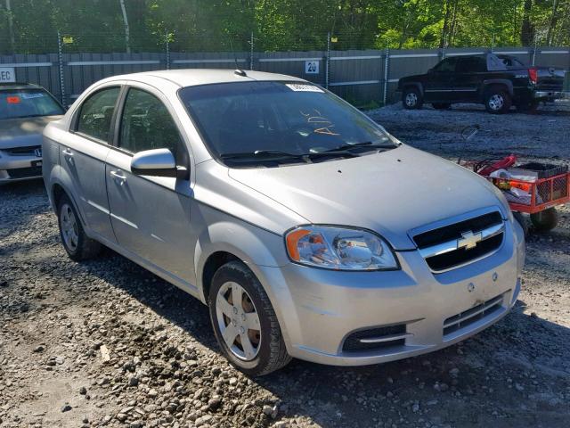 KL1TD5DE5BB194463 - 2011 CHEVROLET AVEO LS SILVER photo 1