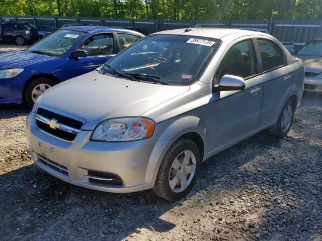 KL1TD5DE5BB194463 - 2011 CHEVROLET AVEO LS SILVER photo 2