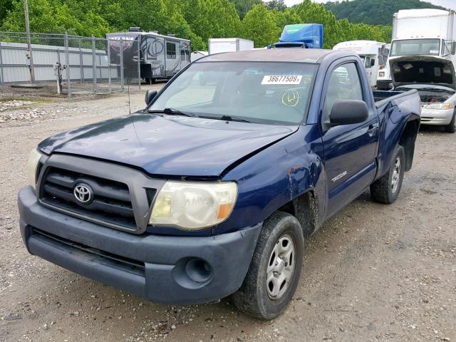 5TENX22N26Z171931 - 2006 TOYOTA TACOMA BLUE photo 2