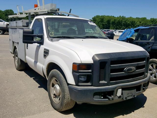 1FDSF30538EC32672 - 2008 FORD F350 SRW S WHITE photo 1