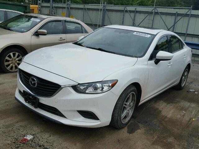 JM1GJ1V64E1115281 - 2014 MAZDA 6 TOURING WHITE photo 2