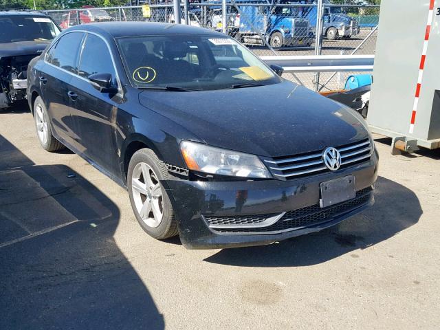 1VWBH7A3XCC009291 - 2012 VOLKSWAGEN PASSAT SE BLACK photo 1