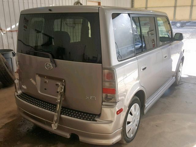 JTLKT334664118074 - 2006 TOYOTA SCION XB 灰色 照片 4