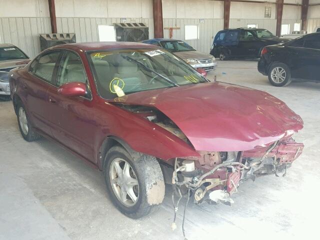 1G3NL52T31C152288 - 2001 OLDSMOBILE ALERO GL MAROON photo 1