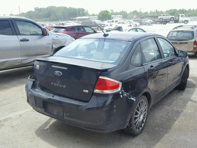 1FAHP36N59W150513 - 2009 FORD FOCUS SES BLACK photo 4