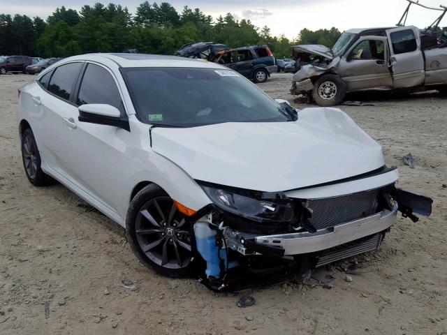 19XFC1F73KE200232 - 2019 HONDA CIVIC EXL WHITE photo 1