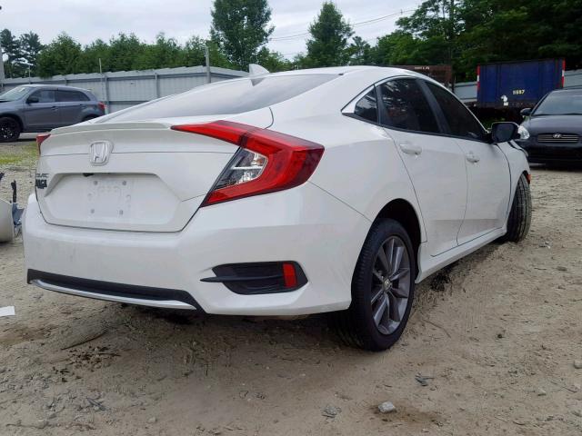 19XFC1F73KE200232 - 2019 HONDA CIVIC EXL WHITE photo 4