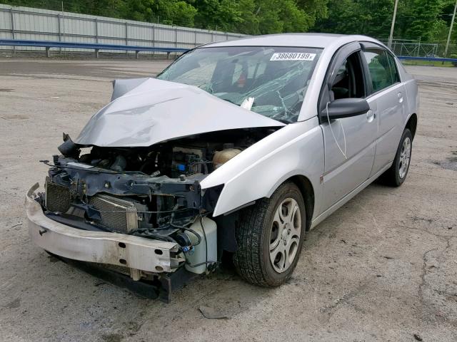 1G8AJ52F55Z140090 - 2005 SATURN ION LEVEL SILVER photo 2