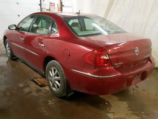 2G4WC582971229615 - 2007 BUICK LACROSSE C RED photo 3