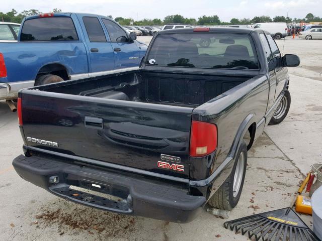 1GTCS19H338224746 - 2003 GMC SONOMA BLACK photo 4