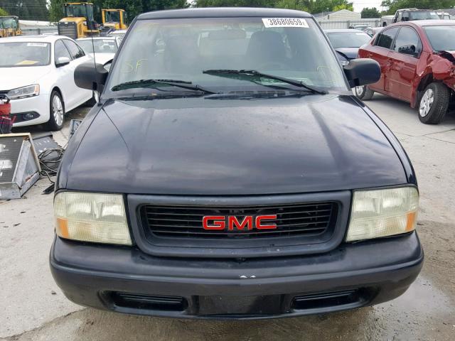 1GTCS19H338224746 - 2003 GMC SONOMA BLACK photo 9