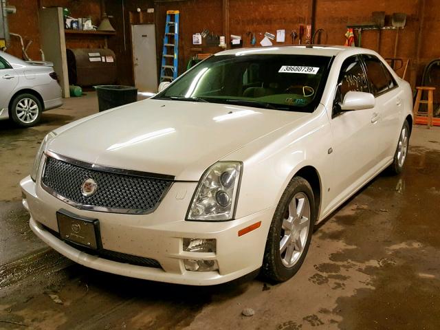 1G6DC67A560119460 - 2006 CADILLAC STS WHITE photo 2