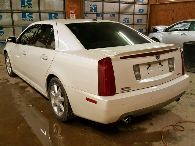 1G6DC67A560119460 - 2006 CADILLAC STS WHITE photo 3