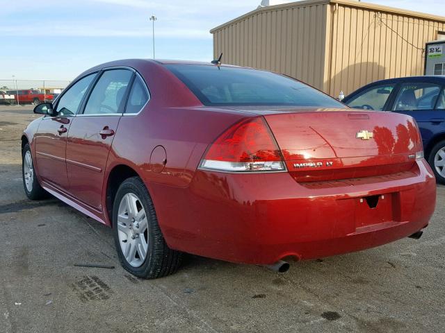 2G1WB5E34E1124913 - 2014 CHEVROLET IMPALA LIM RED photo 3