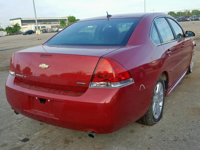 2G1WB5E34E1124913 - 2014 CHEVROLET IMPALA LIM RED photo 4