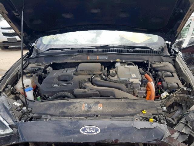 3FA6P0RU0JR119962 - 2018 FORD FUSION TIT BLACK photo 7