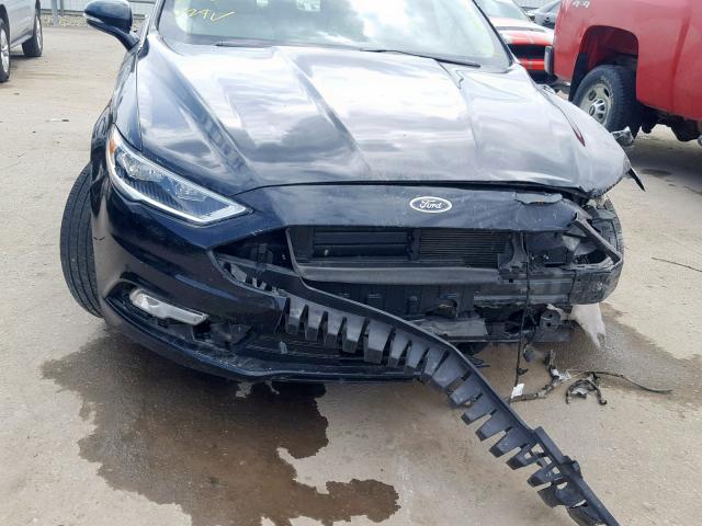 3FA6P0RU0JR119962 - 2018 FORD FUSION TIT BLACK photo 9